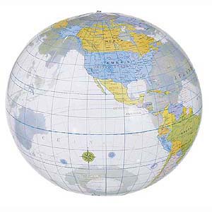 Strandbal Globe met diameter 40 cm