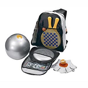 Picknickrugzak met strandspelset