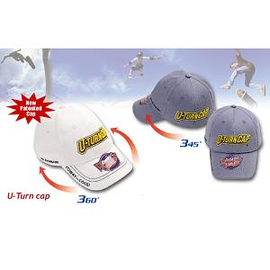 Cap 6 panel heavy brushed U-turn inclusief borduring