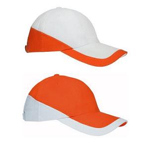 Cap 6 panel duo colour