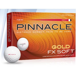 Cursus Uit kans Golfbal Pinnacle Gold FX soft | Bedrukken | Relatiegeschenken