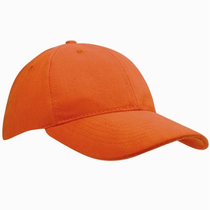 Heavy Brushed Cap oranje