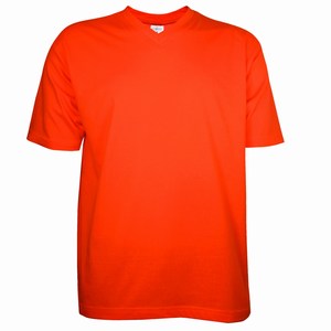 V_Neck T_Shirt Orange