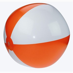 Beachball 21 Inch Deflated oranje_wit