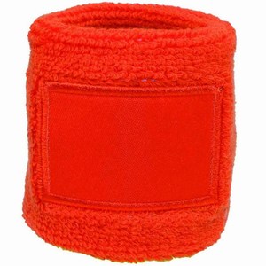 Towel Wristband 6cm with Label oranje