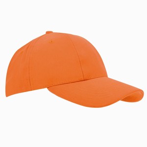 Turned Brushed Cap oranje