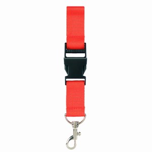 Lanyard Oranje 2,5 cm met veiligheidssluiting