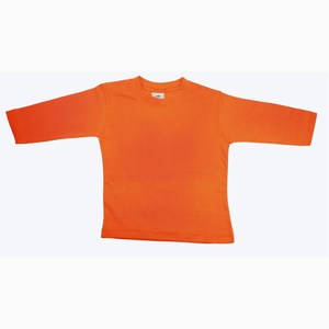 T-Shirt Roundneck Plain Orange Baby