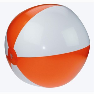 Beachball 21 Inch Deflated oranje-wit