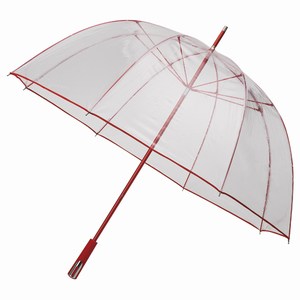 Doorzichtige Paraplu RD-2 rood