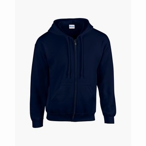 Gildan 18600 hooded vest navy