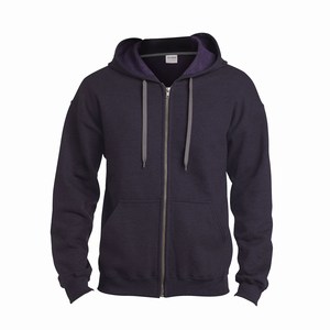 Gildan 18700 hooded vest vintage blackberry