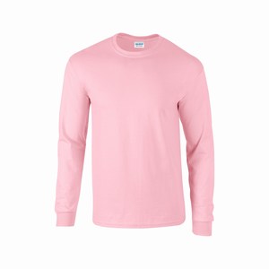 Gildan 2400 T-shirt ultra cotton lange mouw light pink