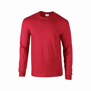 Gildan 2400 T-shirt ultra cotton lange mouw red