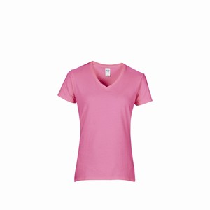 Gildan 4100VL v-hals T-shirt azalea