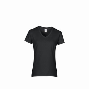 Gildan 4100VL v-hals T-shirt black