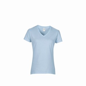 Gildan 4100VL v-hals T-shirt light blue