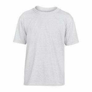 Gildan 42000B kinder sport T-shirt white