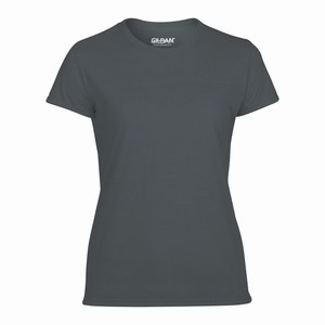 Gildan 42000L dames sport T-shirt charcoal