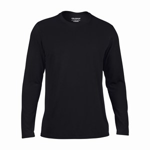 Gildan 42400 sport T-shirt lange mouw black