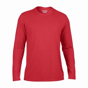Gildan 42400 sport T-shirt lange mouw red