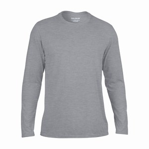 Gildan 42400 sport T-shirt lange mouw sports grey