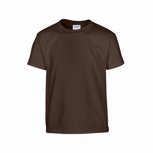 Gildan 5000B kinder T-shirt dark chocolate