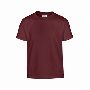 Gildan 5000B kinder T-shirt maroon