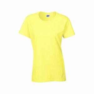 Gildan 5000L dames T-shirt cornsilk