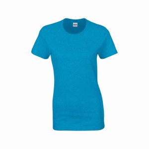 Gildan 5000L dames T-shirt heather sapphire