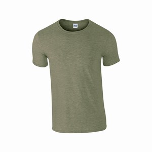 Gildan 64000 T-shirt softstyle heather military green