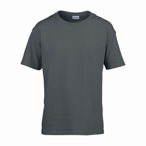 Gildan 64000B kinder T-shirt softstyle charcoal