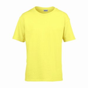 Gildan 64000B kinder T-shirt softstyle cornsilk