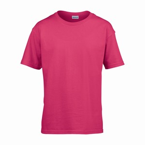 Gildan 64000B kinder T-shirt softstyle heliconia