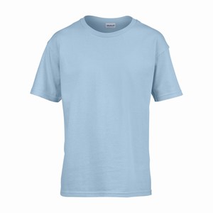 Gildan 64000B kinder T-shirt softstyle light blue