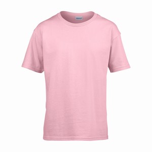 Gildan 64000B kinder T-shirt softstyle light pink