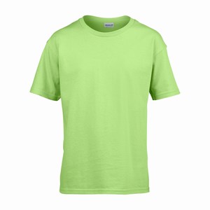 Gildan 64000B kinder T-shirt softstyle mint green