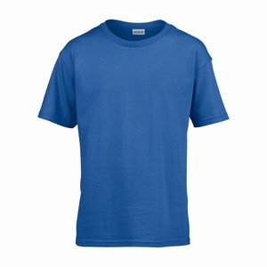 Gildan 64000B kinder T-shirt softstyle royal blue