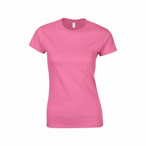 Gildan 64000L dames T-shirt softstyle azalea