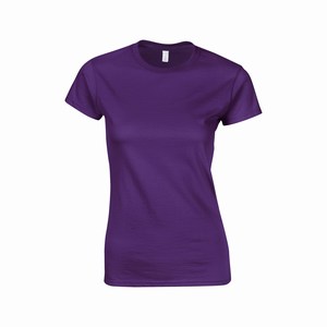 Gildan 64000L dames T-shirt softstyle purple