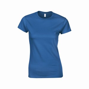 Gildan 64000L dames T-shirt softstyle royal blue