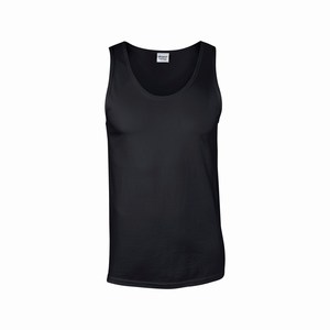 Gildan 64200 heren Tanktop softstyle black