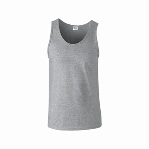 Gildan 64200 heren Tanktop softstyle sport grey