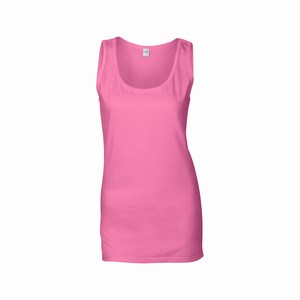Gildan 64200L dames tanktop softstyle azalea