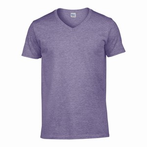 Gildan 64V00 v-hals T-shirt softstyle heather purple