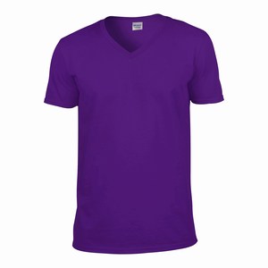 Gildan 64V00 v-hals T-shirt softstyle purple