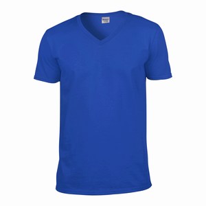 Gildan 64V00 v-hals T-shirt softstyle royal blue