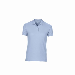 Gildan 75800L dames sport poloshirt light blue