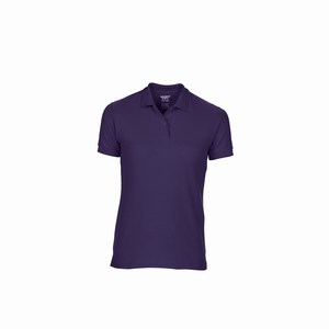 Gildan 75800L dames sport poloshirt purple