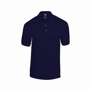 Gildan 8800 sport poloshirt van T-shirt stof navy